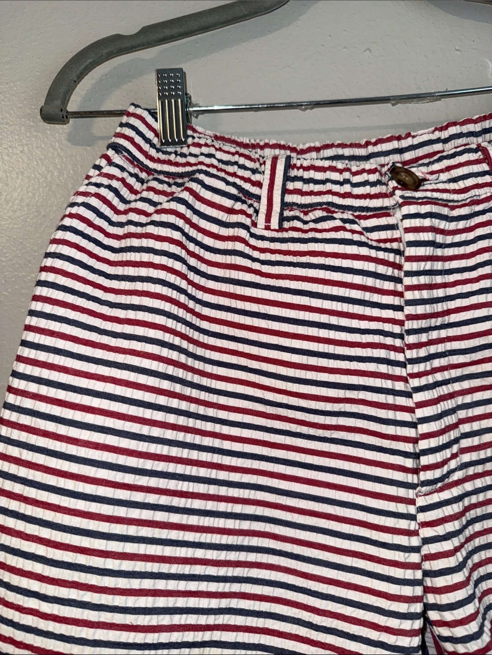 chubbies White Shorts with Red & Navy Stripes size M men’s shorts - Picture 4 of 6
